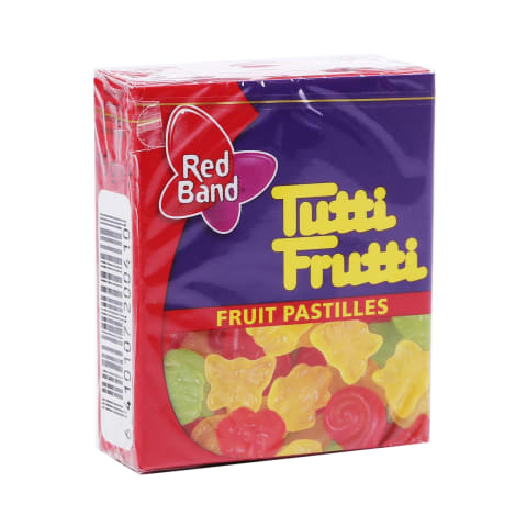 Pastilas Red Band Tutti Frutti augļu 15g