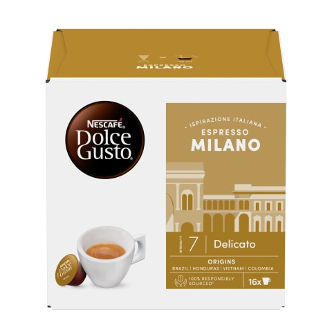 Kafijas kaps. Nescafe Espresso Milano 16gab