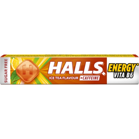 Pastilės su saldik. HALLS LEMON ICE TEA, 32 g