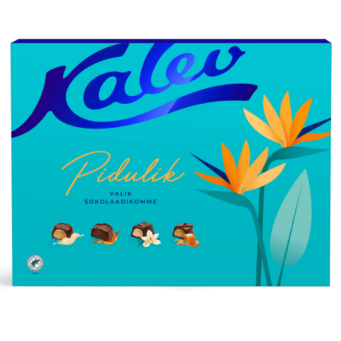 Pidulik valik šokolaadikomme, KALEV, 435 g