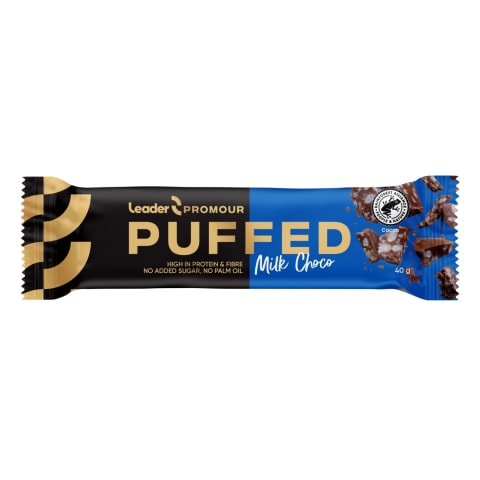 Batoon Milk Choco magusainetega Leader Promour 40g