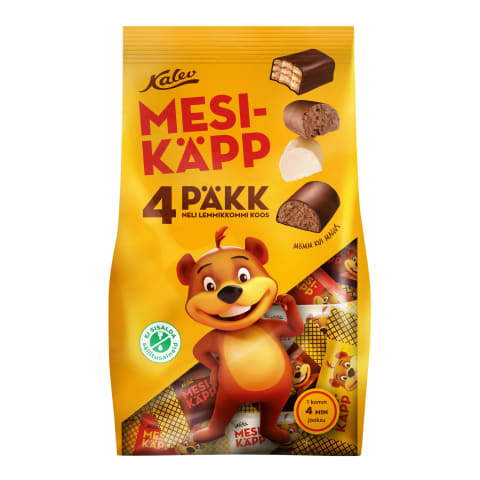 Mesikäpp NeliPäkk kommisegu, KALEV, 500 g