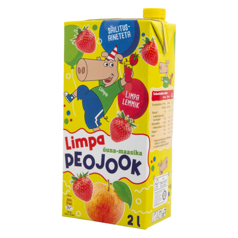 Õuna-maasika peojook, LIMPA, 2 l