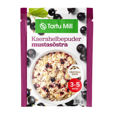 TARTU MILL Kaerahelbepuder mustasõstra 35g