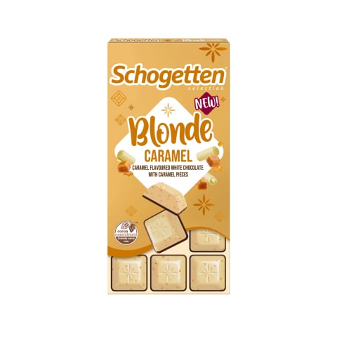 Šokolaad Schogetten Blonde karamelliga 100g