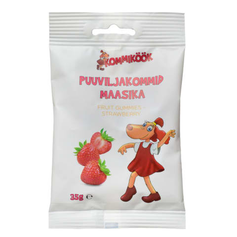 Lotte puuviljakommid, maasika 35g
