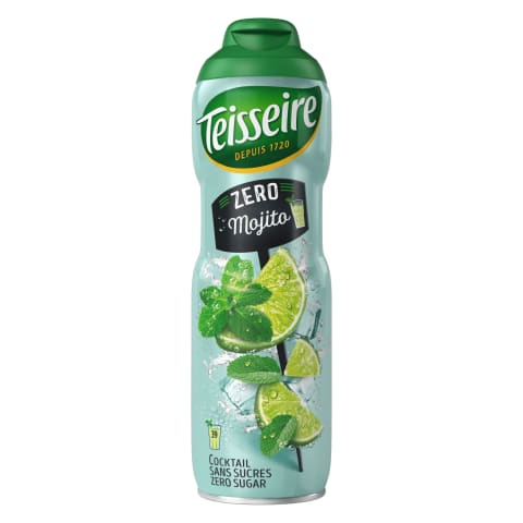 Siirup Mojito Teisseire suhkruvaba, magusainetega 0,6l