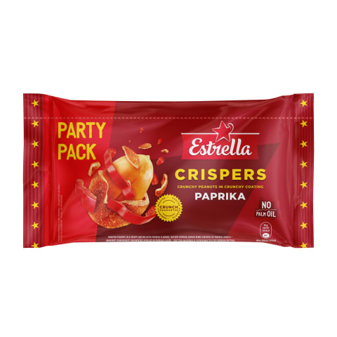 Röstitud maapähklid paprikamaitselised krõbeda kattega Estrella 260g