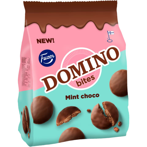 Küpsised mündi maitselised Domino Bites 185g