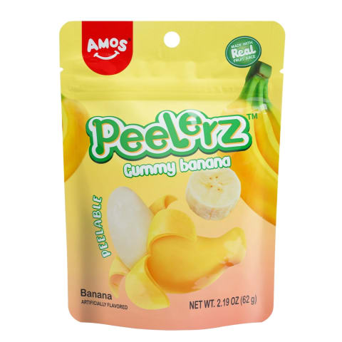 Kummikommid banaanimaitselised Peelerz 65g