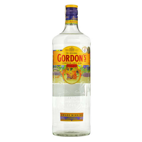 Džinas GORDON'S LONDON DRY, 37,5%, 1 l