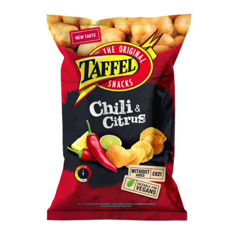 Kartulikrõpsud tšilli- ja tsitrusemaitselised, TAFFEL, 180 g