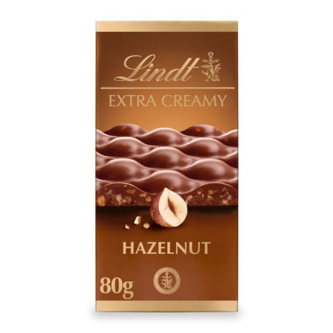 Šokolaad sarapuupähkliga Lindt Extra Creamy 80g