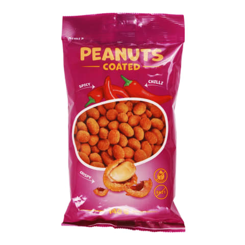 Krõbedas koores maapähklid, tšillipipra maitsega Rimi 140g