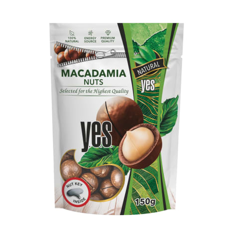 Makadaamiapähklid naturaalsed Yes 150g