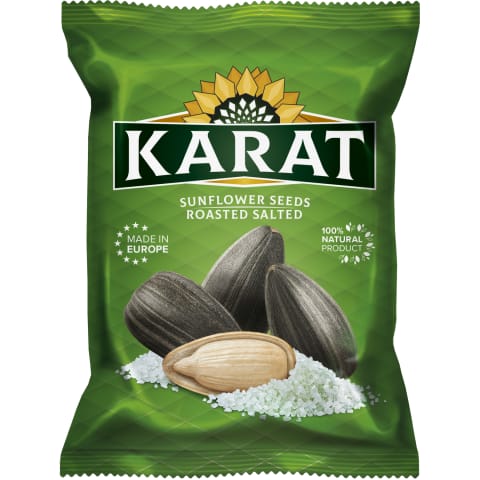 Röstitud ja soolatud päevalilleseemned Karat 250 g
