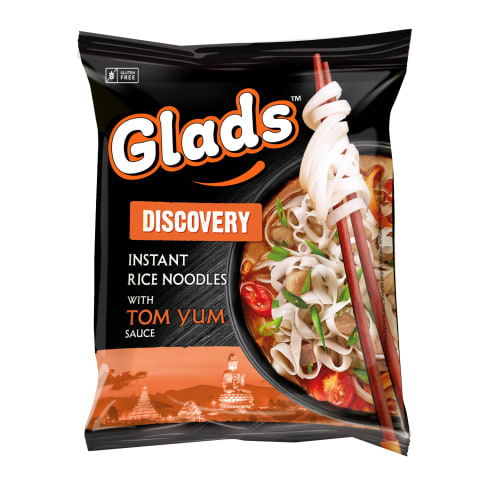 Riisinuudlid Tom Yum maitselised Glads 65g