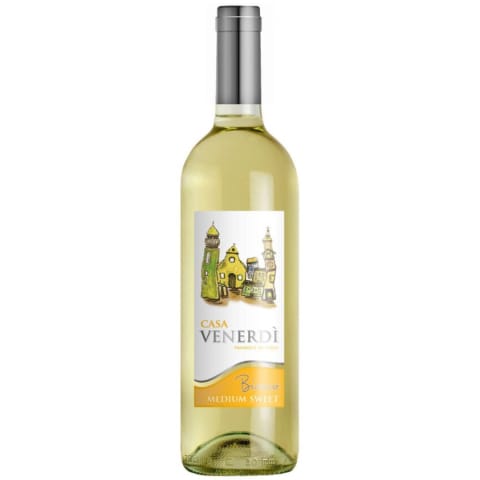 Balt.pus.sald. vynas CASA VENERDI, 11%, 0,75l