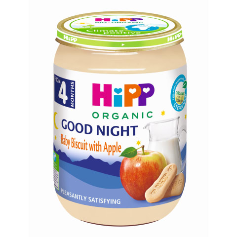 Piena putra Hipp ar cepumiem Bio 190g
