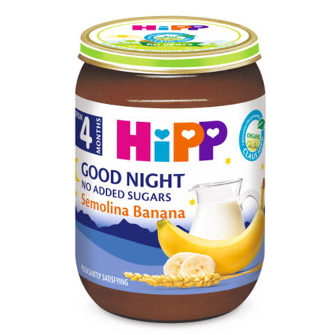 Piena putra ar banāniem Hipp BIO 190g