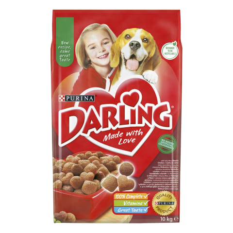Suņu barība Darling gaļas 10kg