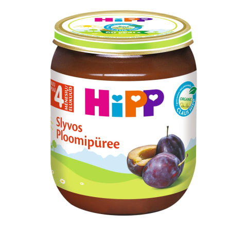 Ekol. slyvų tyrelė HIPP BIO, 4 mėn, 125 g