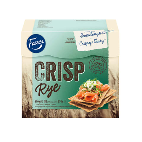 Rudzu sausmaizītes Fazer Crisp 370g