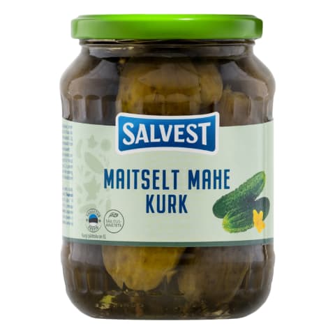 Maitselt mahe kurk, SALVEST, 675 g