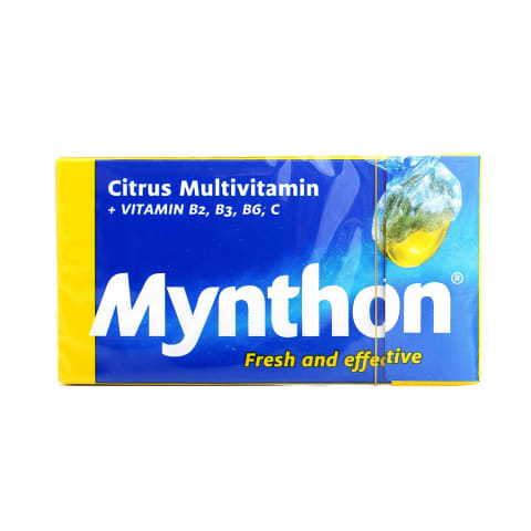 Mynthon kurgupastill 34g sidruni,vitamiinidega