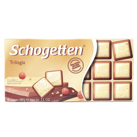Baltā šokolāde Schogetten Trilogia 100g