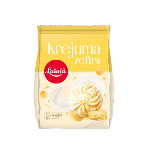 Zefīrs Laima ar krējuma garšu 200g