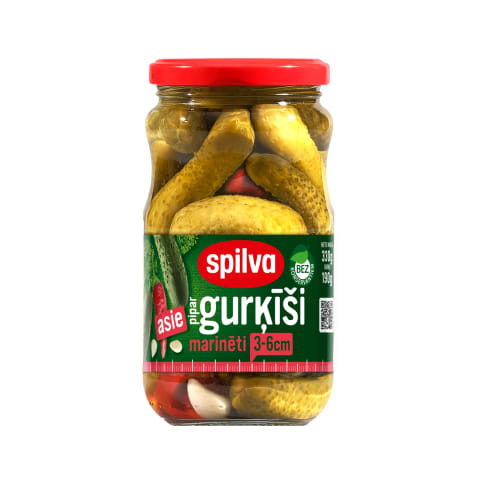 Mar. pipargurķīši Spilva asie 3-6cm 330g/190g