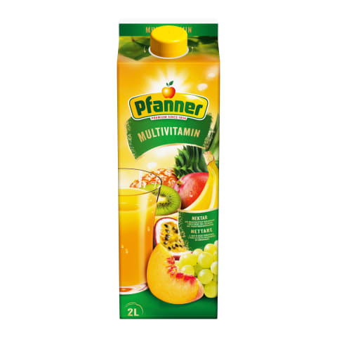 Nektārs Pfanner multiaugļu ar vitamīniem 2l