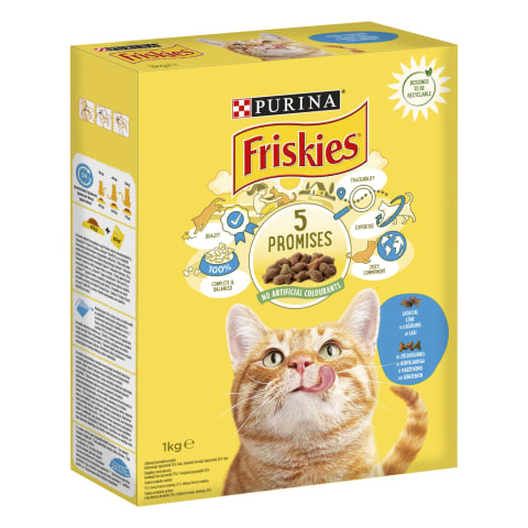 Kassisööt Friskies lõhe-tuun.-juurv. 1 k