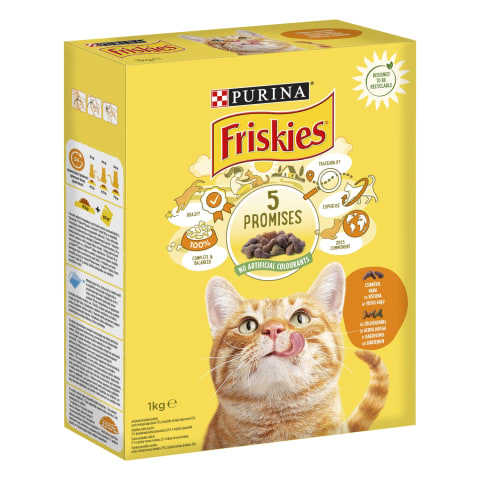 Kaķu barība Friskies gaļas aknu 1kg