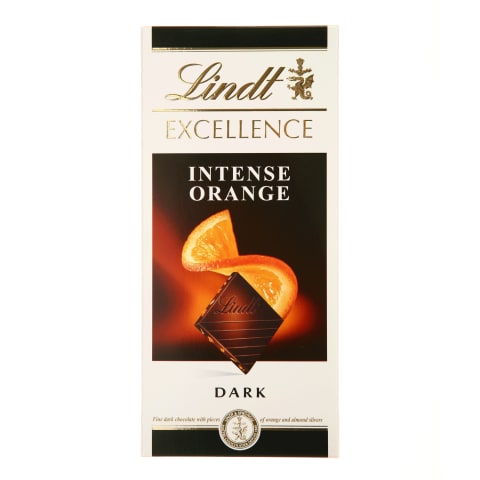 Tumšā šokolāde Lindt Exc. ar apelsīna g. 100g
