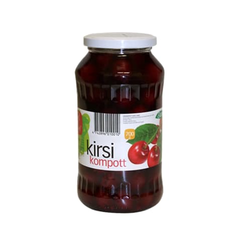 Kirsikompott kivideta Suvel 700g/350g