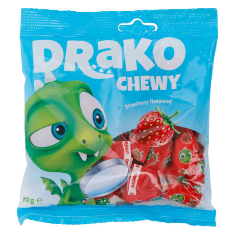 Närimiskommid maasikamaitselised Drako 110g