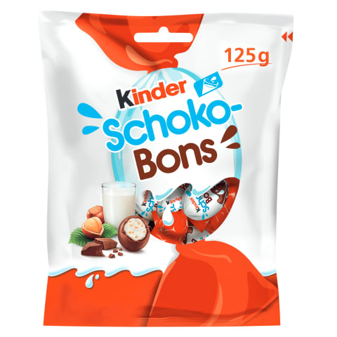 Šokolaadikommid Kinder Schoko-Bons 125g
