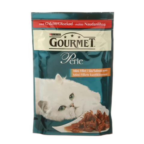 Kons. kaķiem Gourmet perle liellopu 85g