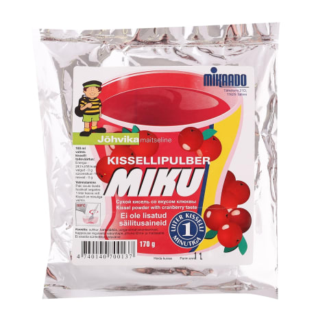 Kissellipulber jõhvika Mikaado 170g