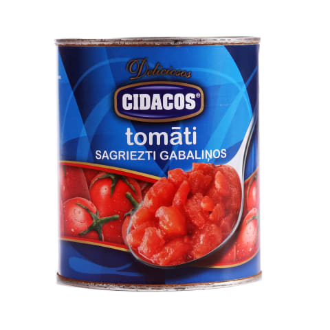 Tomāti Cidacos sagriezti gabaliņos 820g