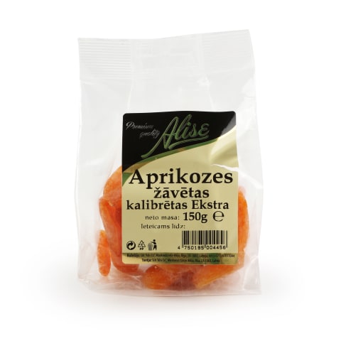 Aprikozes kalibrētas ekstra 150g