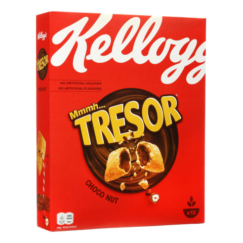 Šokoladiniai dribsniai KELLOGS TRESOR, 375 g