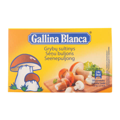 Buljons Gallina Blanca sēņu 8x10g