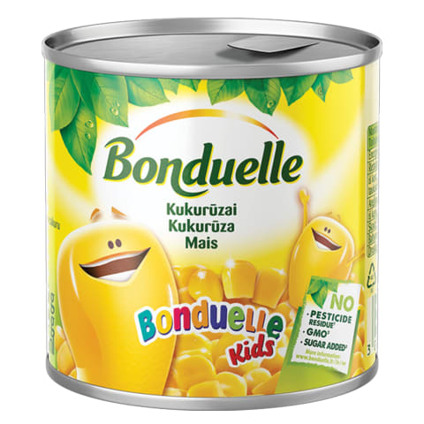 Konservēta kukurūza Bonduelle Kids 170g
