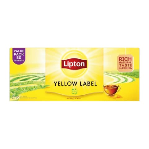 Tee must Yellow Label Lipton 50pk