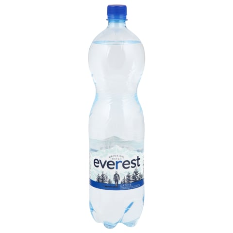 Dzeramais ūdens Everest gāzēts 1,5l