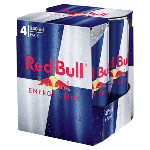 Enerģijas dzēriens Red Bull komplekts 4x0,25l