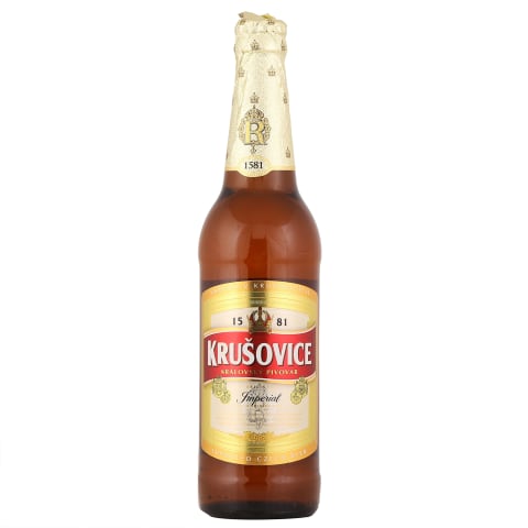 Õlu Krusovice Imperial 5%vol 0,5l pudel